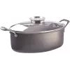 Stoofpan Pensofal Invictum Professional ovaal 32 cm met 2 handgrepen en glazen deksel