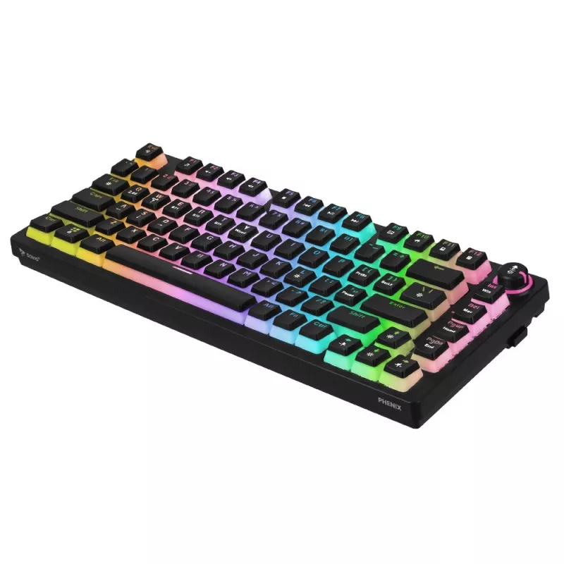 Gamingtoetsenbord Savio SAVGK-PHENIX RED PUDDING mechanisch RGB draadloos