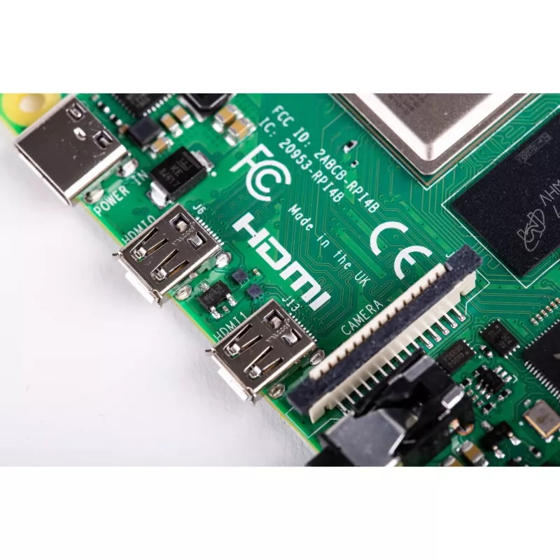 Raspberry Pi 4 Model B - singleboardcomputer - Broadcom BCM2711 / 1.5 GHz - RAM 2 GB - 802.11a/b/g/n/ac, Bluetooth 5.0 (Raspberry-PI-4-2GB)