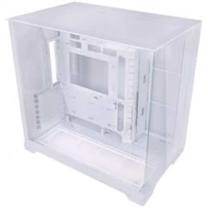 Lian Li O11 Vision Compact - wit + 3x UNI FAN SL-INF 120 ARGB Reverse Blade PWM ventilatoren - 120mm (incl. controller)