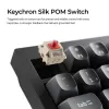 Mechanisch toetsenbord Keychron V1 Ultra 8K — 75% QWERTY, Bluetooth, bekabeld, RGB, zwart