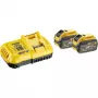 DEWALT ACCU 2x18V 9,0Ah + OPLADER