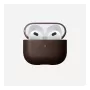 Leren AirPods-hoesje Nomad V3 Rustic Brown — beschermende leren hoes voor het AirPods-oplaadcase