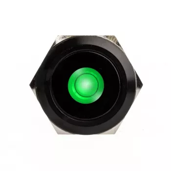 DimasTech PD220 vandalismebestendige 25mm drukknop Blackline Dot RGB