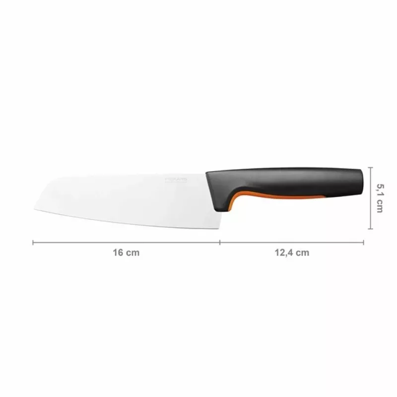 Fiskars 1057536 keukenmes RVS 1 stuk santokumes