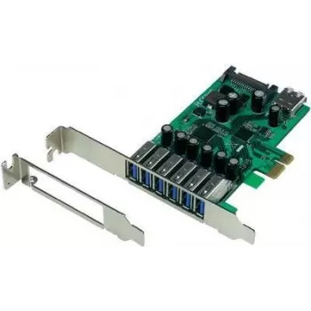 PCIe USB 3.0 controllerkaart Renkforce 1195033 — 6 USB 3.0-poorten + 1 interne poort