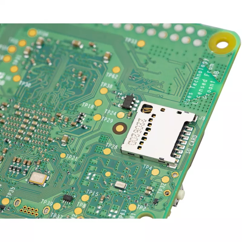 Single-board-computer Raspberry Pi 5 ontwikkelbord — 2400 MHz Arm Cortex-A76, tot 16 GB LPDDR4x, MicroSD, USB 3.2, Wi‑Fi 5
