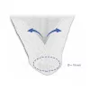 Gevlochten kous DeLOCK 20810 5 m x 19 mm wit