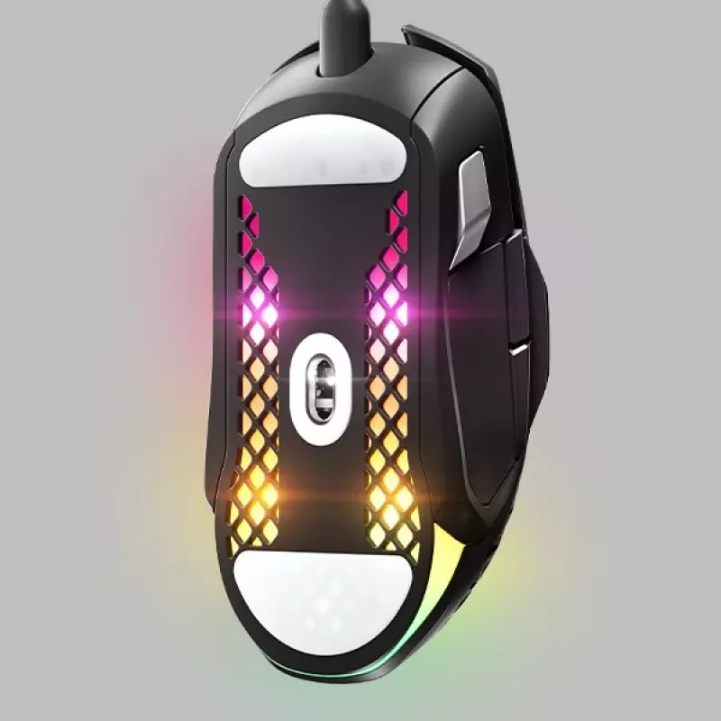 Steelseries Aerox 5 muis rechtshandig USB Type-A optisch 18000 DPI