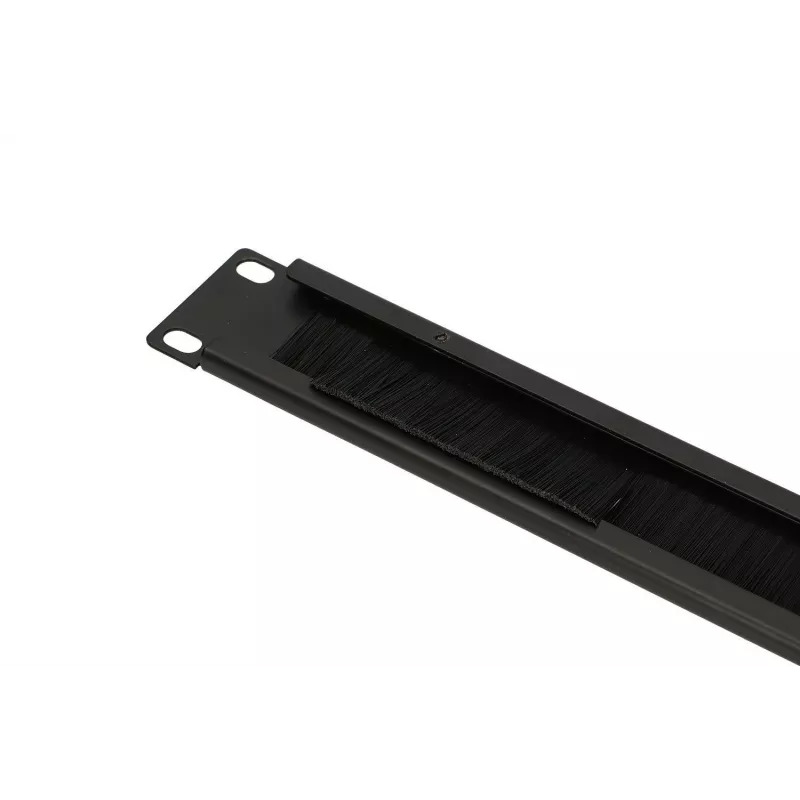 Borstelplaat, Extralink, EX.9670, zwart, 1HE