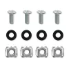 Qoltec 54516 patchpaneel voor 19-inch rack, 24 poorten, 1U, UTP, zwart