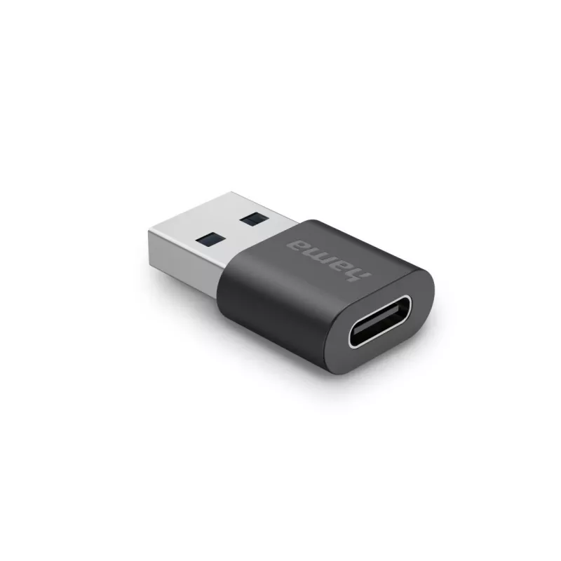 Hama USB-adapter, USB-A stekker - USB-C bus, USB 3.2 Gen2, 10 Gbit/s
