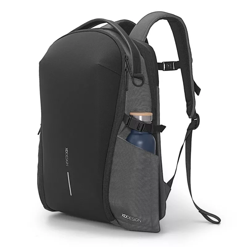 Rugzak XDDESIGN Bizz grijs P705.932 – waterafstotende, lichte stadsrugzak