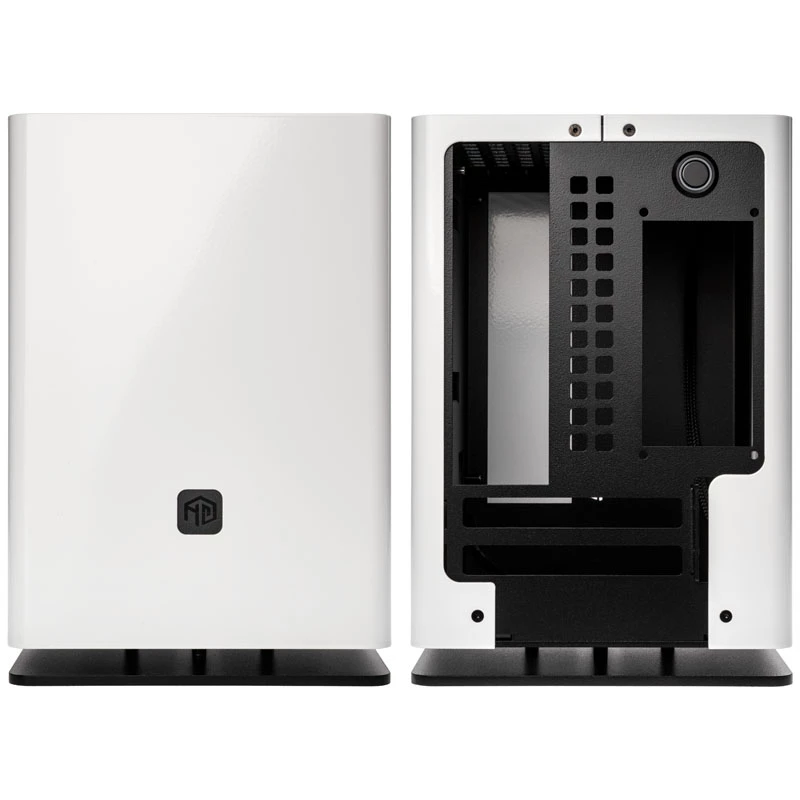 HGC Osmi 3.1 aluminium Mini-ITX-behuizing - wit