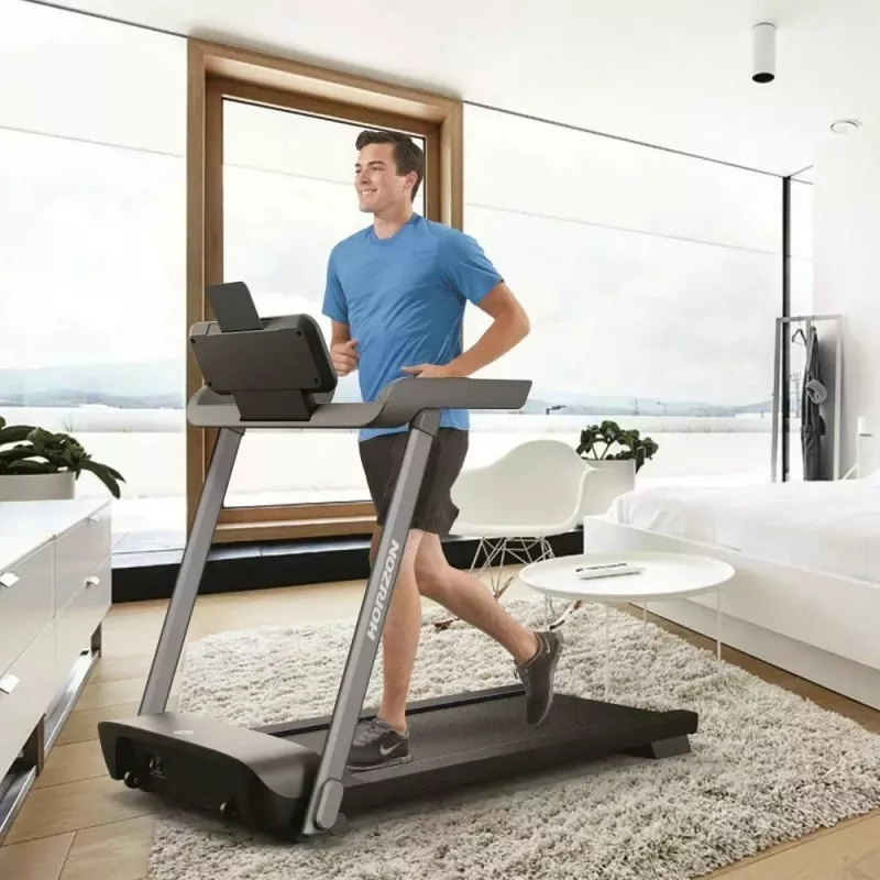 Elektrische loopband opvouwbaar Horizon Fitness Evolve 3.0 — 16 km/u, 127×51 cm loopvlak, 12 programma's, max. gebruikersgewicht 113 kg, LED-display