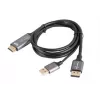 HDMI(M)->DISPLAYPORT(M)-KABEL 1M 4K ZWART LANBERG
