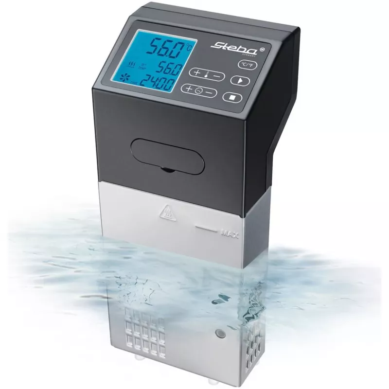 Steba SV 100 Professional sous-vide-kooktoestel, 1500 W, roestvrij staal/zwart