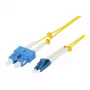 Synergy 21 LWL-2-vezel-patchkabel 1,5 m LC-SC 9/125um OS2 AD 2mm flexibele knikbescherming - singlemode- of monomodevezel - 1,5 m