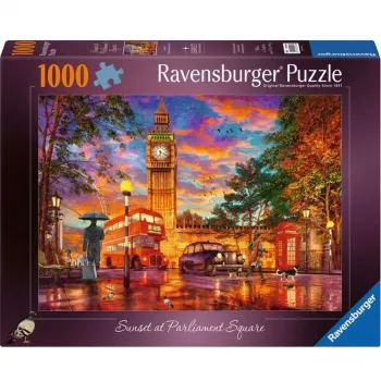 Puzzel Zonsondergang in Londen (1000 stukjes)