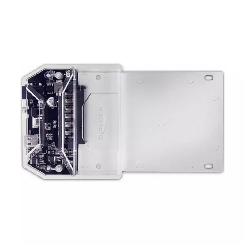 DeLOCK USB Type-C dockingstation voor 1 x U.2 SSD zwart