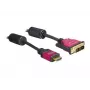 HDMI - DVI-kabel DeLOCK 84343 3,0 m stekker / stekker