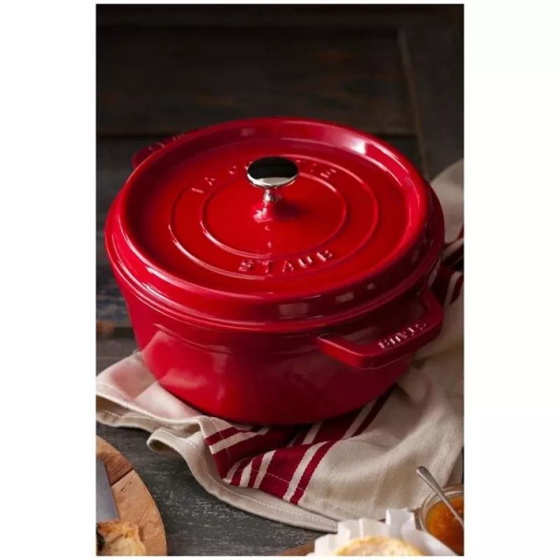 Losse pan Staub Cocotte 24 cm Kers