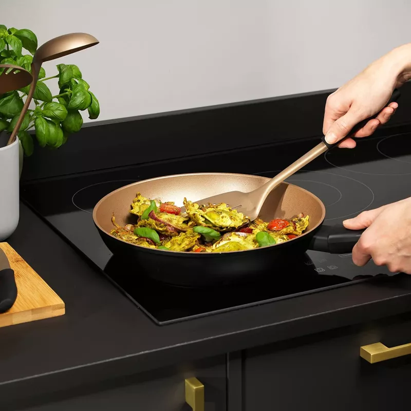 Koekenpan Russell Hobbs RH01666BEU7 24 cm, antiaanbaklaag, zwart