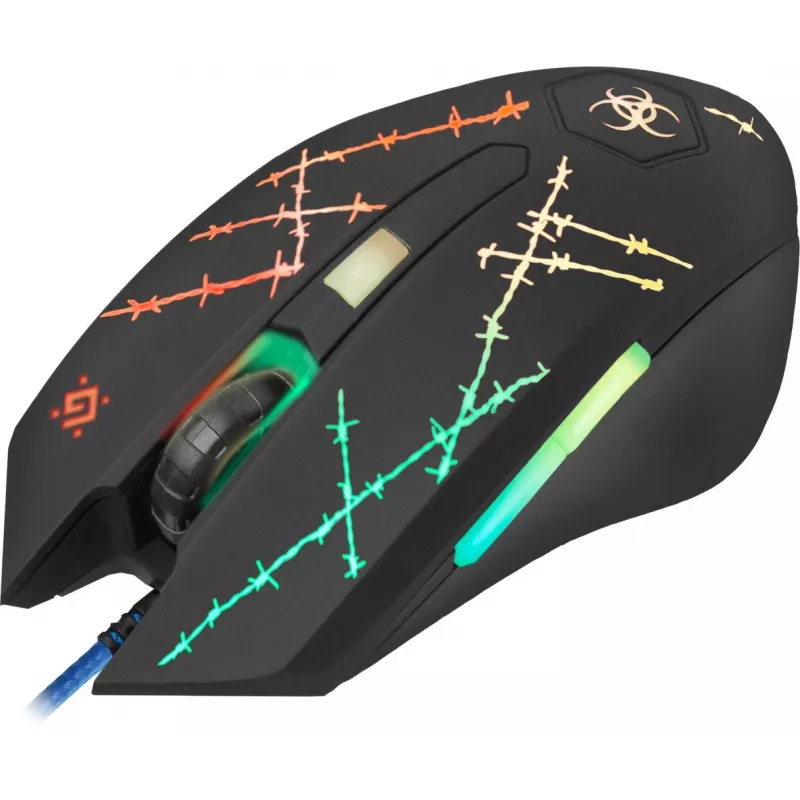 Defender Forced GM-020L muis gaming dubbelhandig USB Type-A optisch 3200 DPI