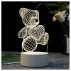 Nachtlamp Extralink HOME 3D hart optische illusie nachtlamp USB