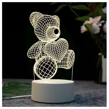 Nachtlamp Extralink HOME 3D hart optische illusie nachtlamp USB