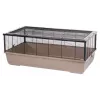 Knaagdierenkooi INTER ZOO Bernie mokka 100 x 54 x 39 cm metaal, mokka