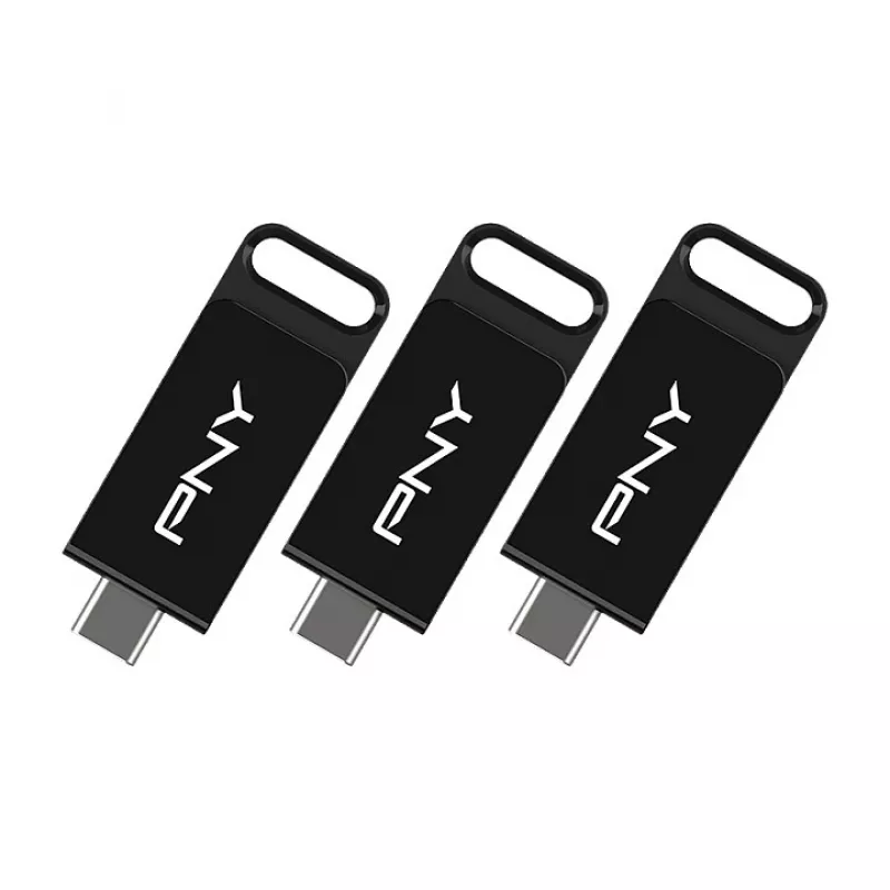 PNY Elite 128 GB USB-C 3.2 Gen 1 usb-stick, 3-pack (Retail)