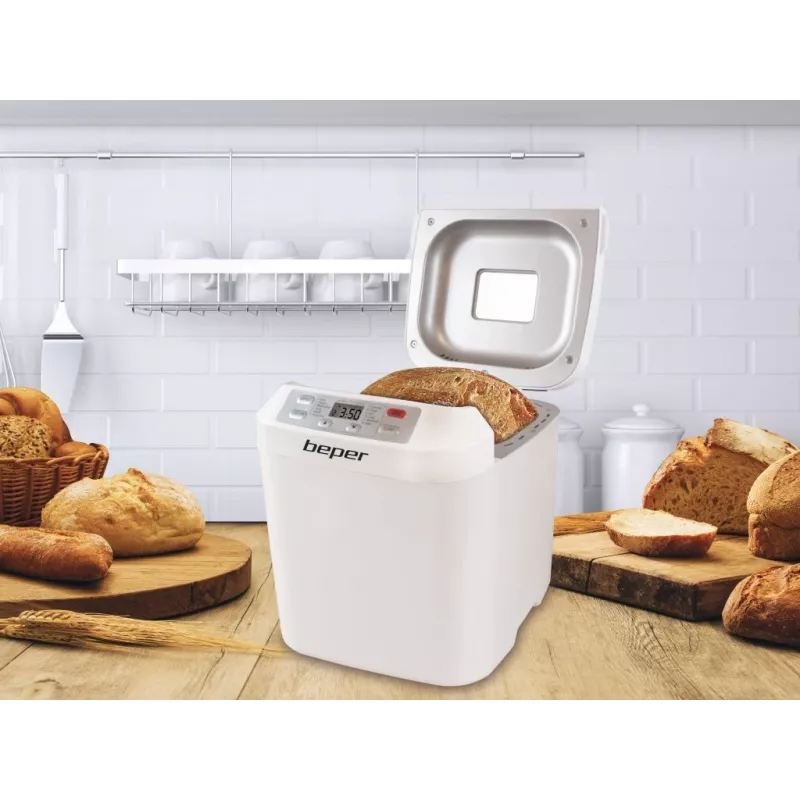 Broodmachine Beper BC.130 – 550 W, 12 programma's, 600–900 g broden