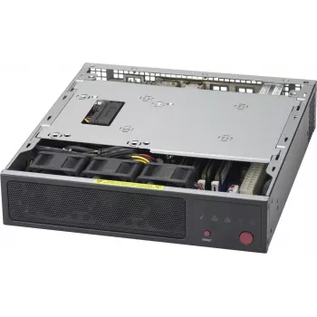 Super Micro Supermicro SC101F - ultra small form factor - Mini-ITX - zonder voeding - zwart (CSE-101F)