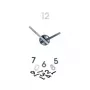 NeXtime klok 2695 Probe, Ø42 cm, wand, transparant