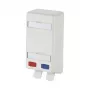 METZ CONNECT BTR E-DAT module 8/8(8) APF - installatiekast netwerkoppervlak - puur wit - 2 poorten (1309150102-E)