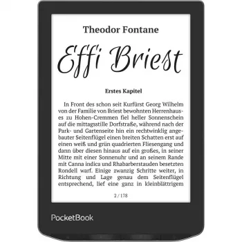 PocketBook Verse - 15,2 cm (6 inch) - E Ink Carta - 758 x 1024 pixels - ACSM - DOCX - AZW - DjVu - PRC - AZW3 - EPUB - MOBI - RTF - EPUB DRM - FB2 - PDF - CBR - FB2.ZIP - PDF DRM - TXT