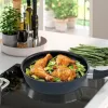 Maestro MR-1205-28 koekenpan met deksel, 28 cm, zwart