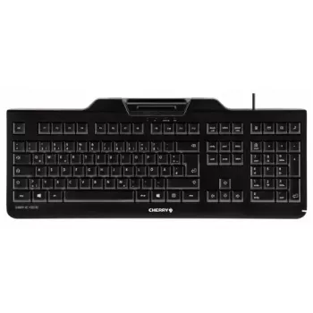 CHERRY KC 1000 SC toetsenbord universeel USB AZERTY Belgisch zwart