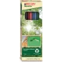 EDDING EcoLine 25 - zwart - blauw - groen - rood - ronde punt - meerkleurig - kunststof - 1 mm - multiverpakking