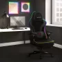 Gamestoel huzaro HZ-FORCE 4.6 RGB zwart mesh — ergonomisch, in hoogte verstelbaar, RGB-verlichting, stoffen zitting, max. 130 kg