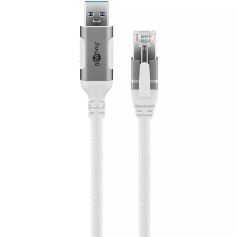 Goobay 74160 - netwerkadapterkabel USB 3.0 Type-A Gigabit Ethernet 3 m - netwerkkaart - 1.000 Mbit/s (74160)