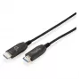 HDMI AOC hybride glasvezelkabel DIGITUS UHD 8K 100 m
