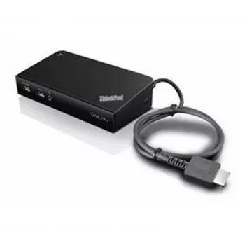 Lenovo 40A40090EU laptop-dockingstation/poortreplicator bedraad USB 3.2 Gen 1 (3.1 Gen 1) Type-A zwart