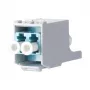METZ CONNECT 15091072-I LWL-connector LC turquoise - wit (15091072-I)