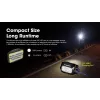 Hoofdlamp Nitecore NU30 — compacte, draagbare LED-hoofdlamp, tot 500 lumen, meerdere vermogensstanden, roodlichtmodus