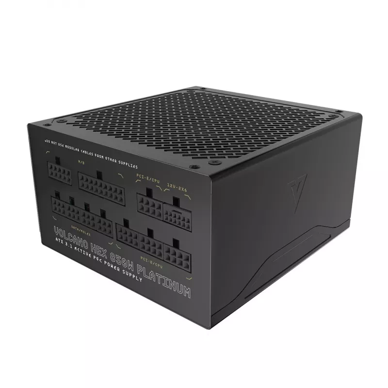Voeding MODECOM Volcano Hex 850W Platinum modulair ATX 850 W 80 Plus Platinum