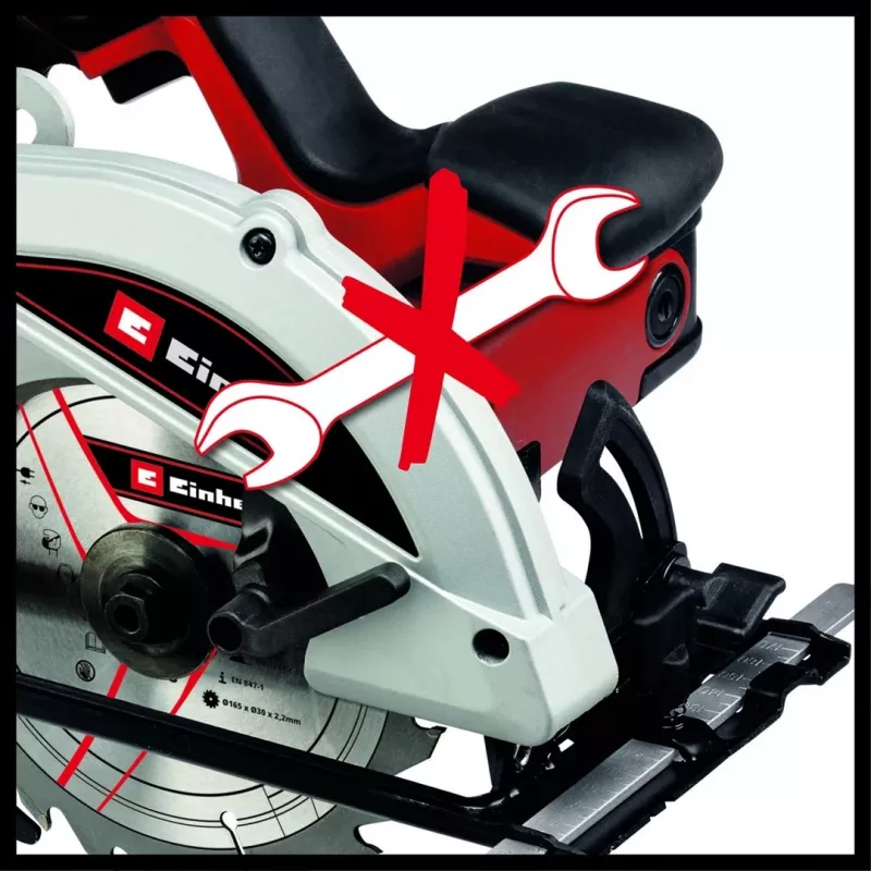 Zaag Einhell TC-CS 1250 16,5 cm zwart rood