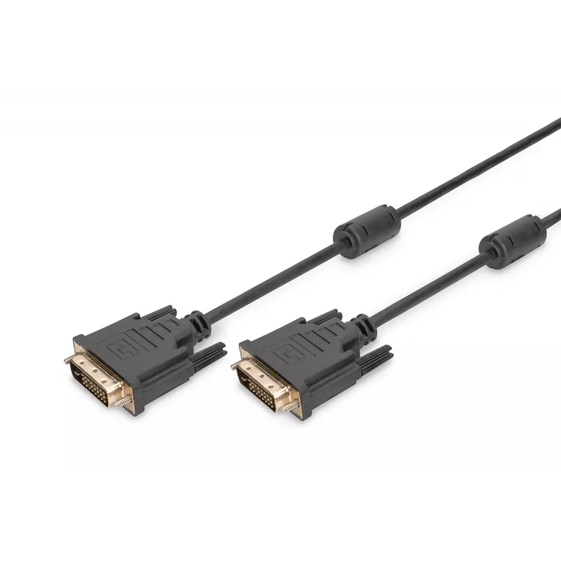 ASSMANN monitorkabel DVI St/St 3m Dual Link 2 ferrietkernen aansluitkabel K8 bulk 24+1 (AK-320101-030-S)