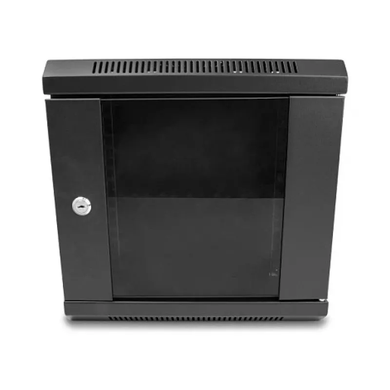 DeLOCK 43417 10 inch netwerkkast 6U met glazen deur, zwart